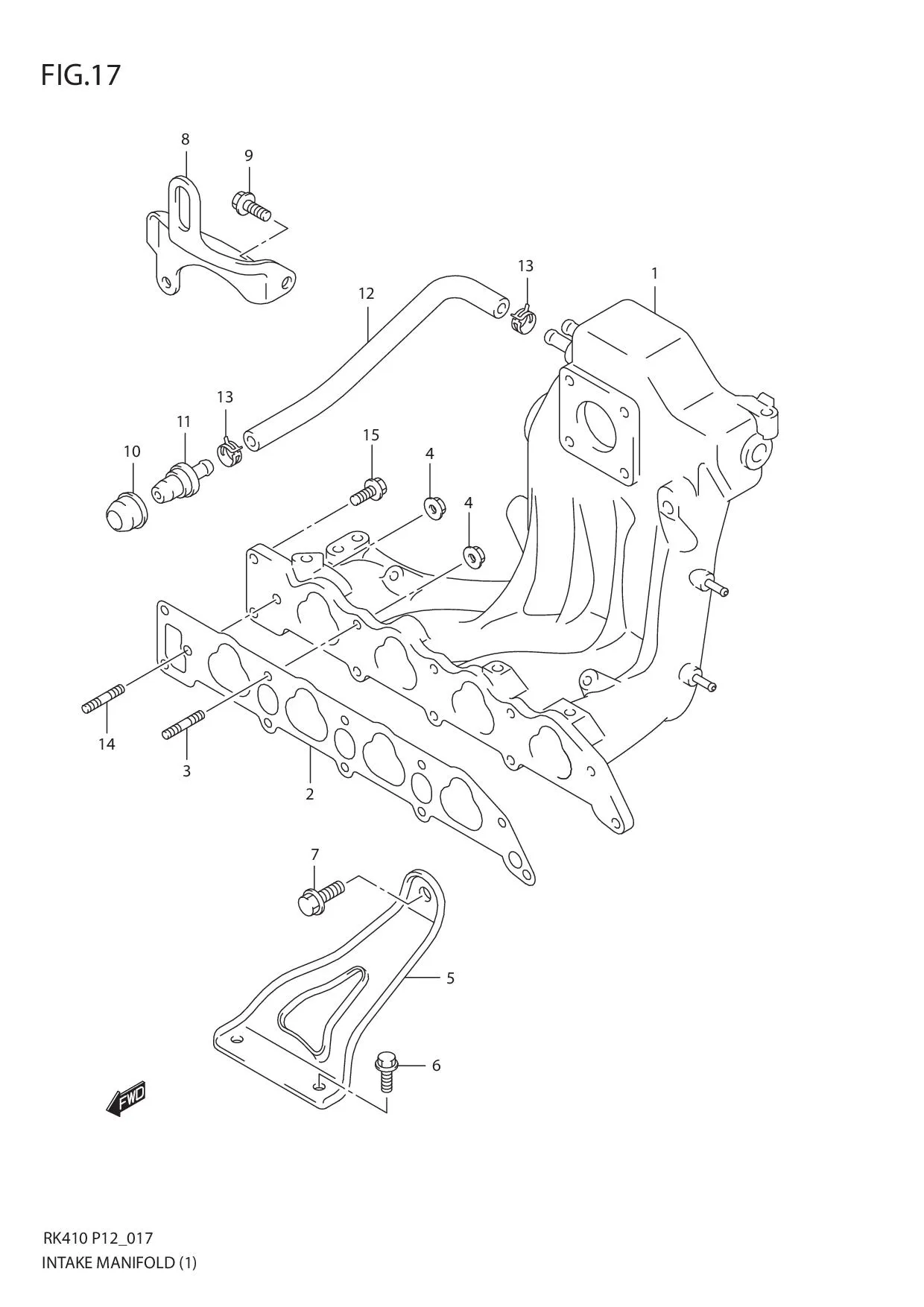 FIG.17 INTAKE MANIFOLD (1)