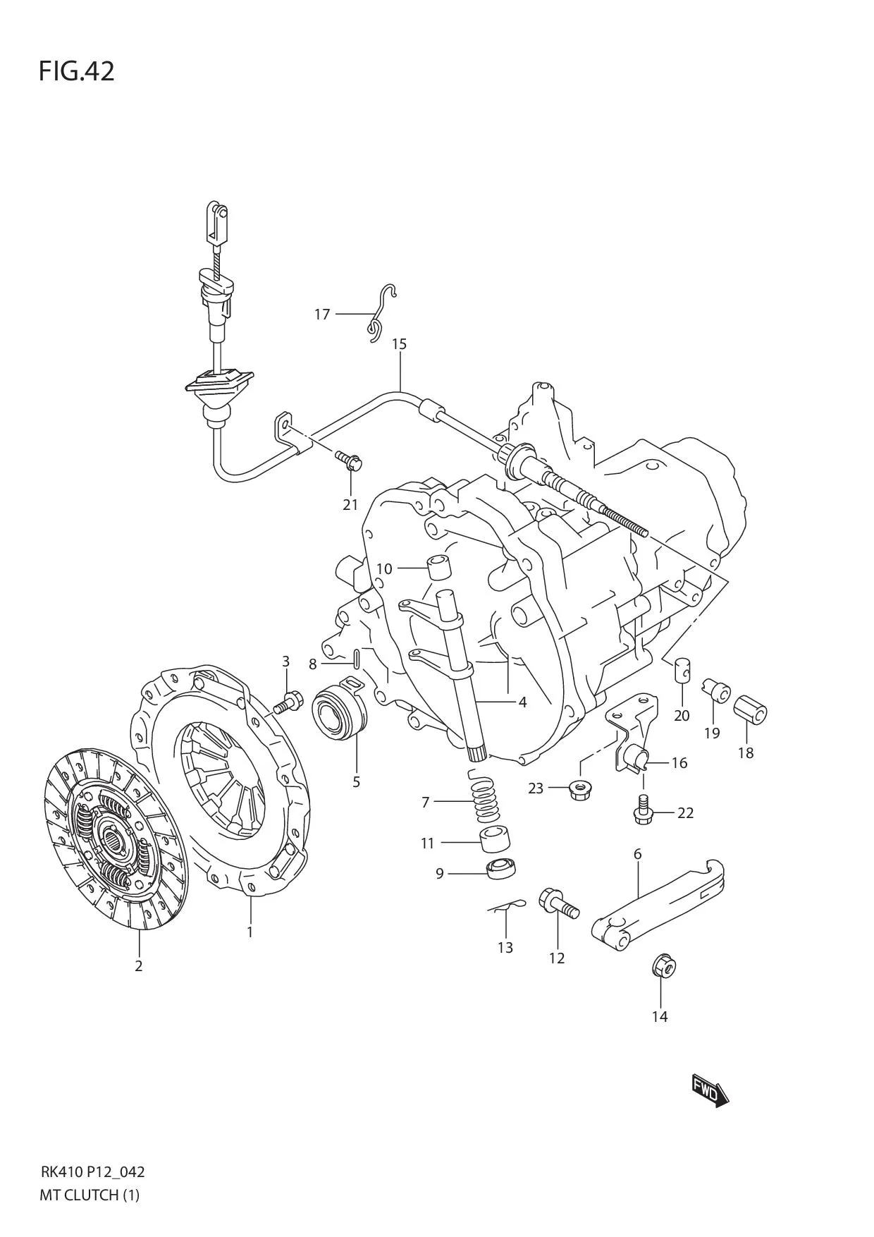 FIG.42 MT CLUTCH (1)