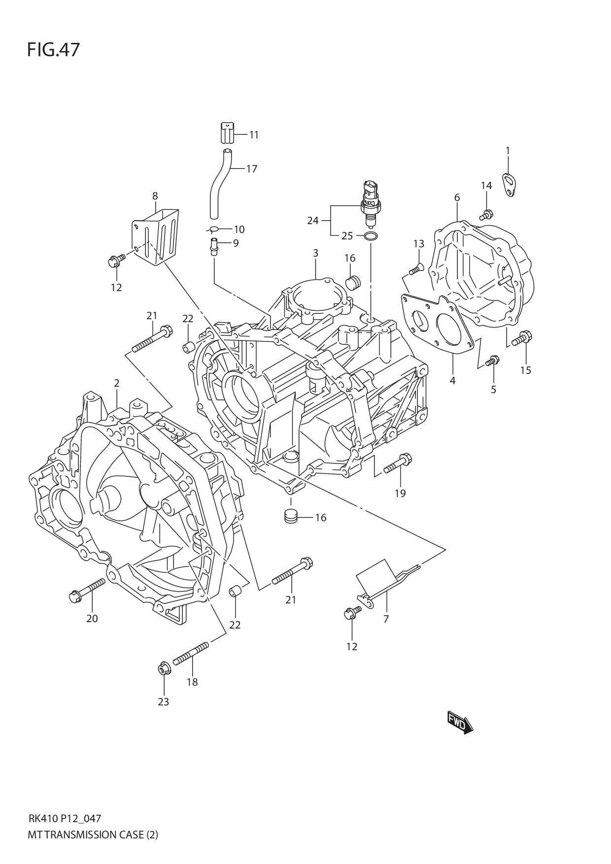 FIG.47 MT TRANSMISSION CASE (2)