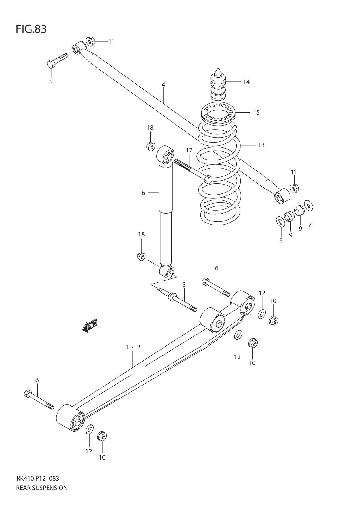 FIG.83 REAR SUSPENSION