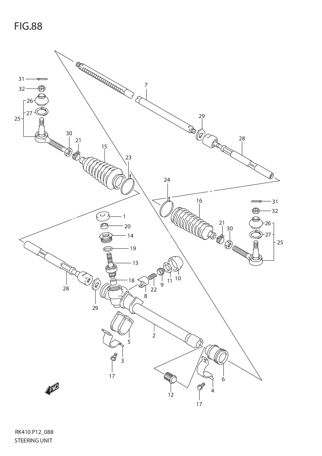 FIG.88 STEERING UNIT