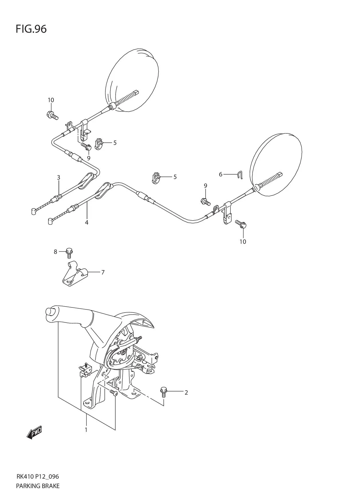 FIG.96 PARKING  BRAKE