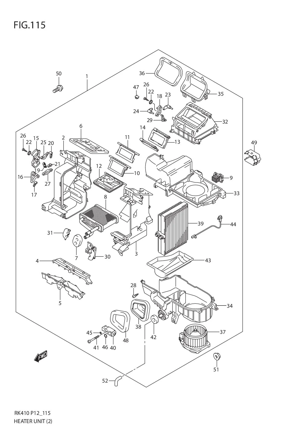FIG.115 HEATER UNIT (2)