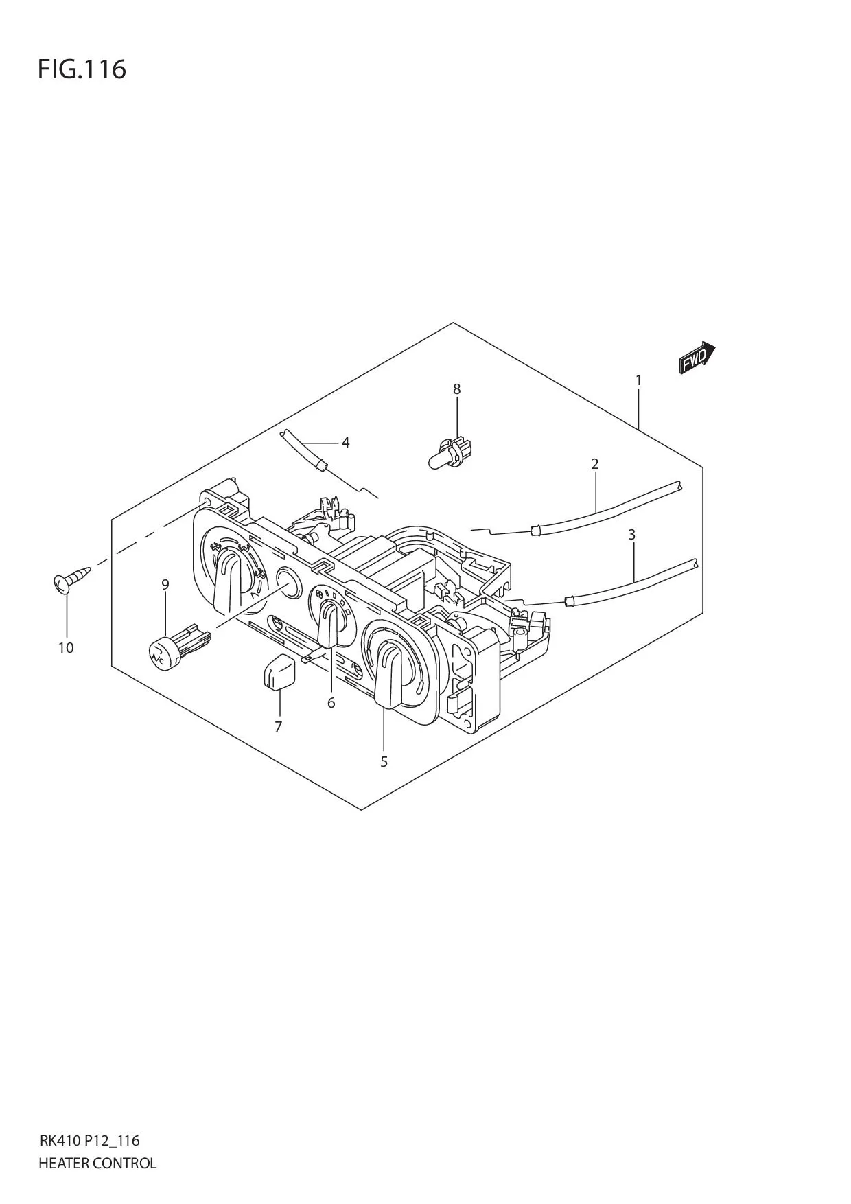 FIG.116 HEATER CONTROL