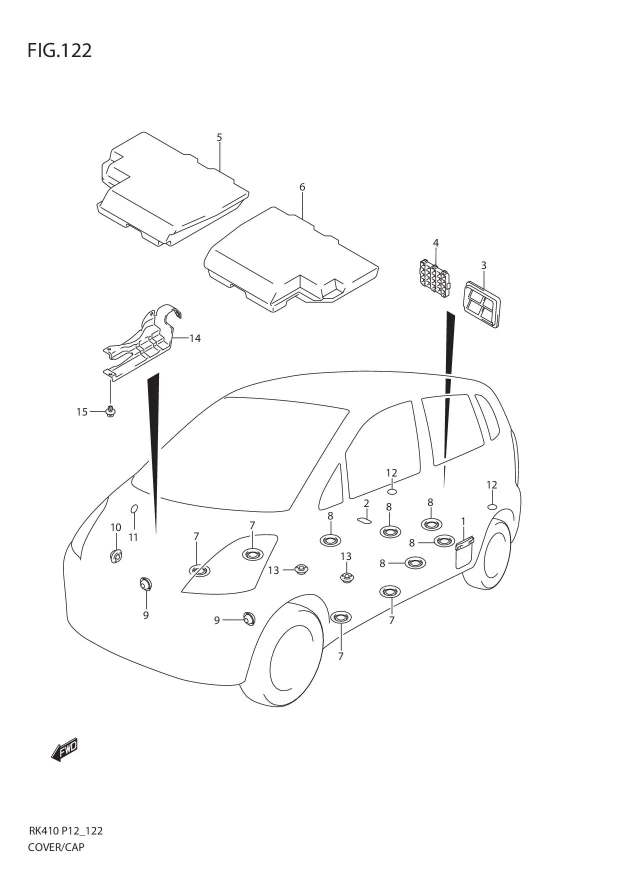 FIG.122 COVER/CAP