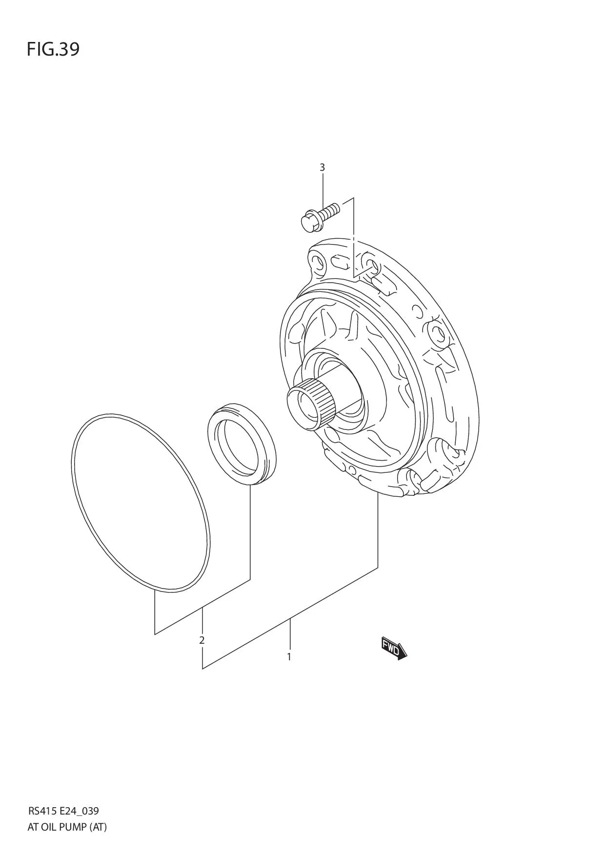FIG.39 AT OIL PUMP (AT)