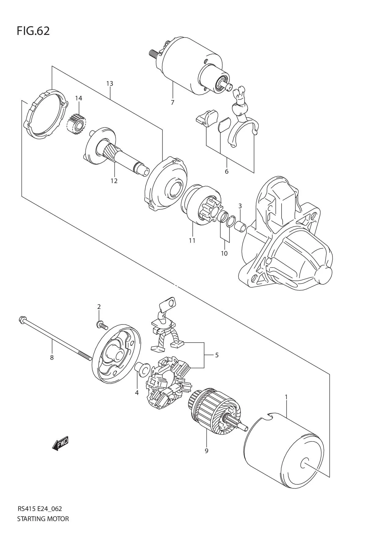 FIG.62STARTING MOTOR