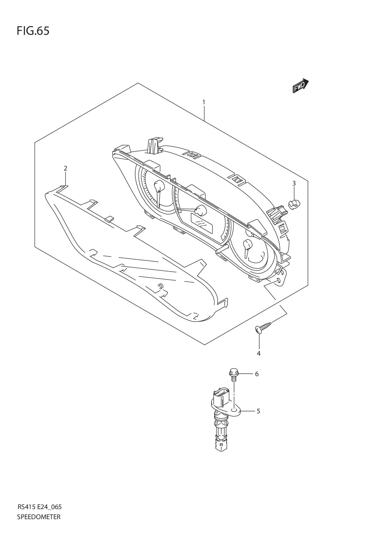FIG.65 SPEEDOMETER