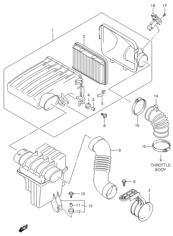 FIG.12 AIR CLEANER