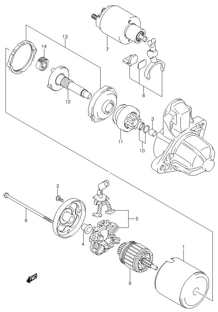 FIG.48 STARTING MOTOR