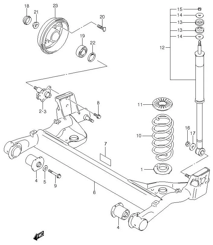 FIG.67 REAR SUSPENSION