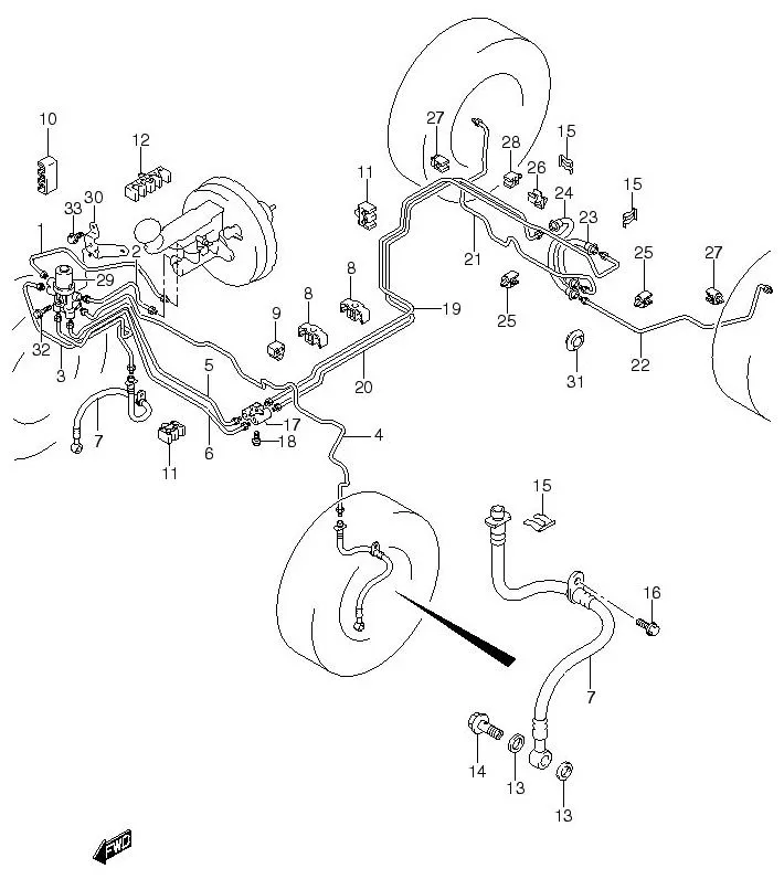 FIG.75 BRAKE PIPING
