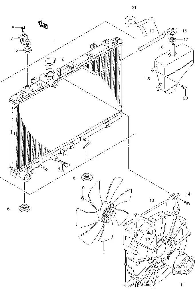 FIG.19 RADIATOR