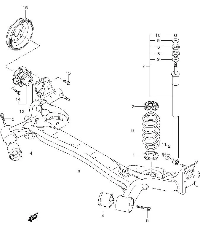 FIG.67 REAR SUSPENSION