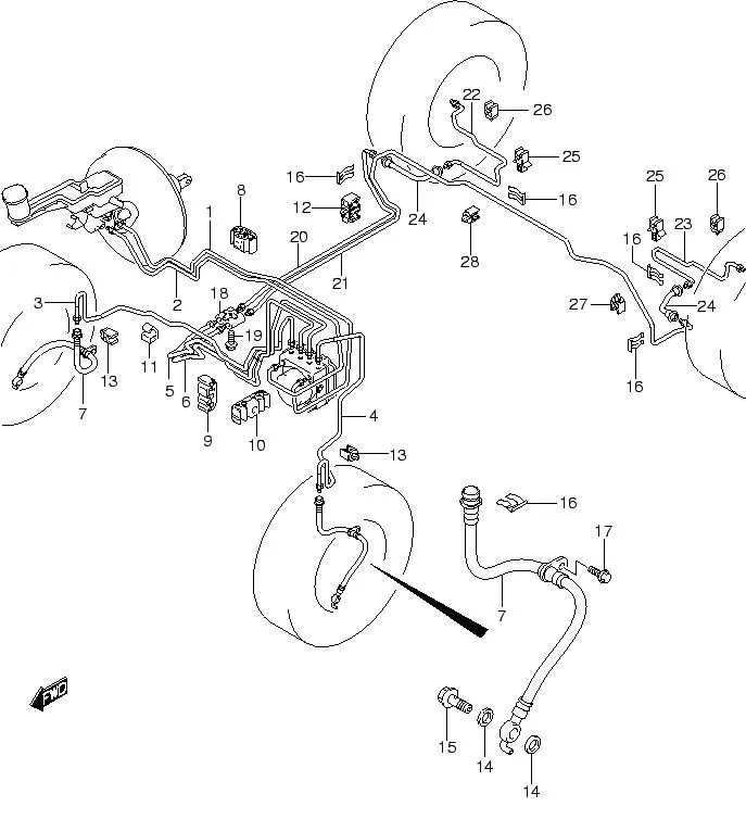 FIG.75 BRAKE PIPING
