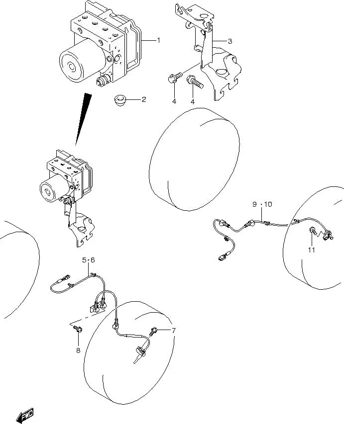 FIG.76 ANTI LOCK BRACKE SYSTEM