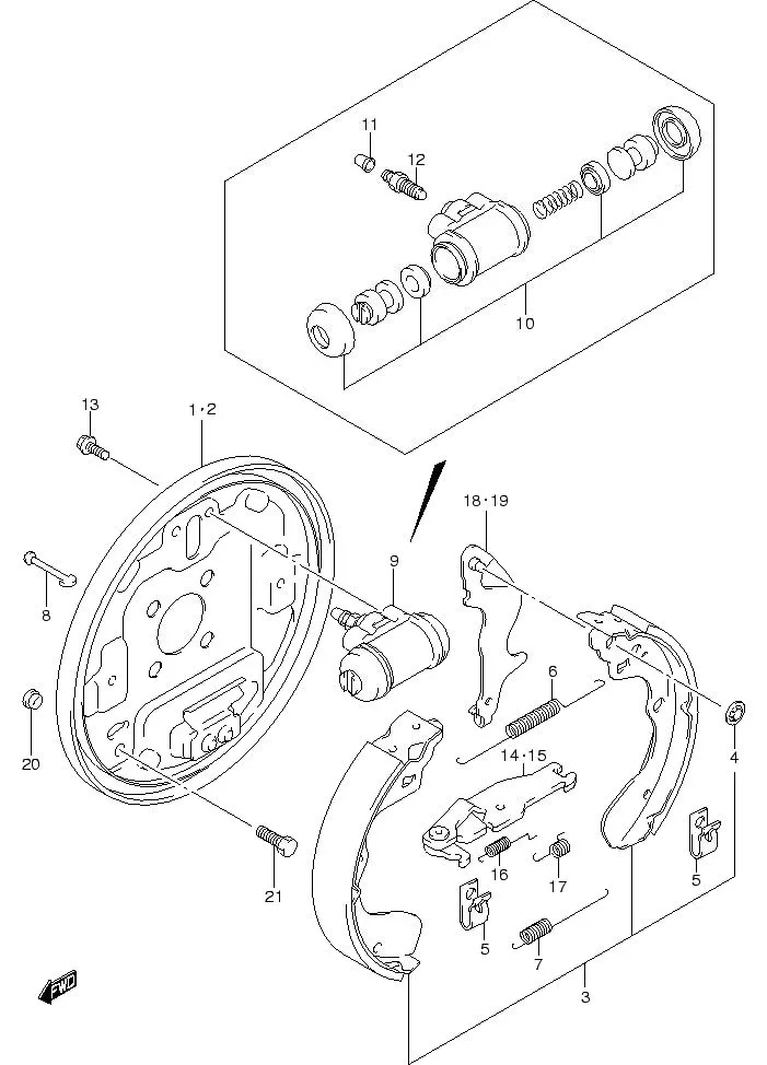 FIG.78 REAR WHEEL BRAKE