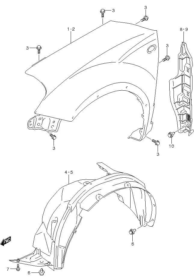 FIG.81 FRONT FENDER