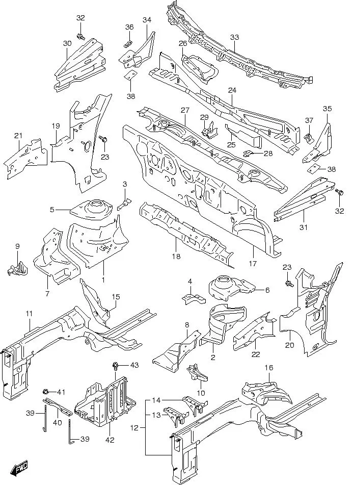 Body - Suzuki Spare Part | Suzuki Indonesia