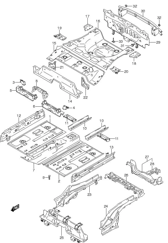 FIG.83 FLOOR PANEL