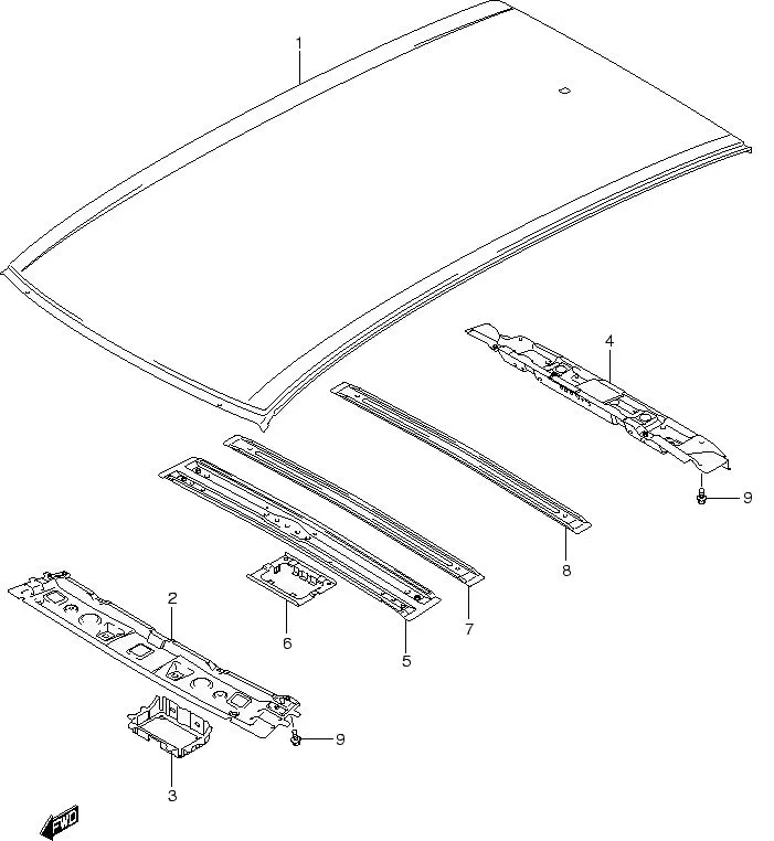 FIG.85 ROOF PANEL