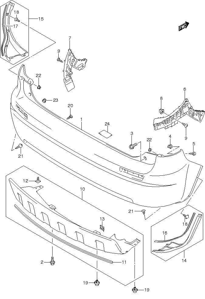 FIG.87 REAR BUMPER