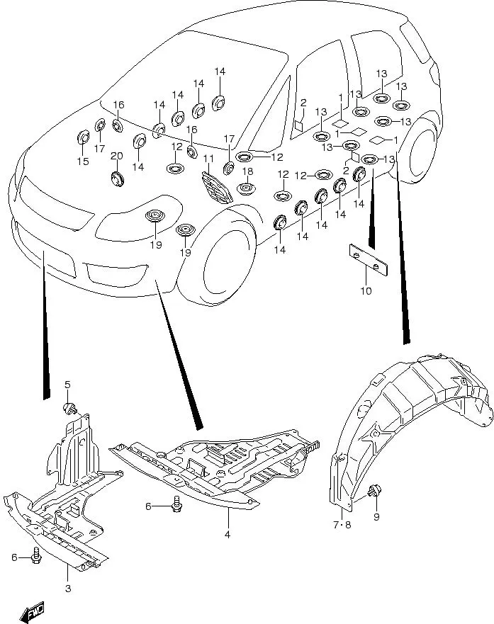 FIG.95 BODY CAP/COVER