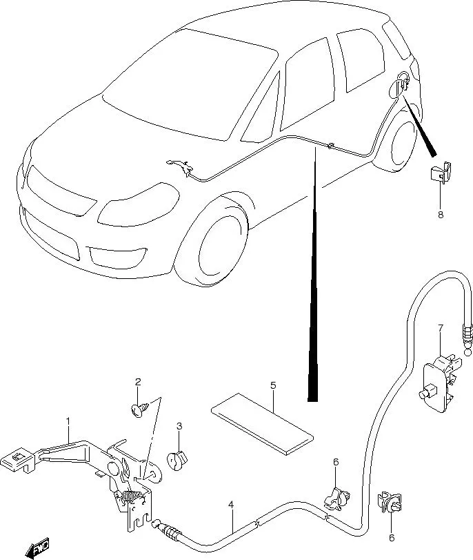 FIG.96 FUEL LID OPENER