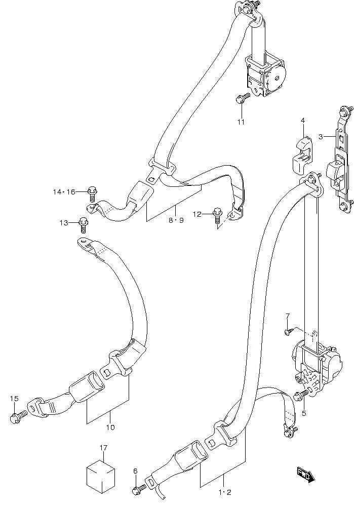 FIG.111 SEAT BELT