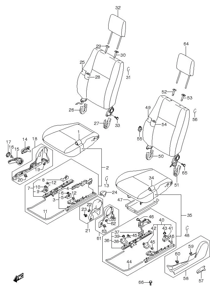 FIG.112 FRONT SEAT