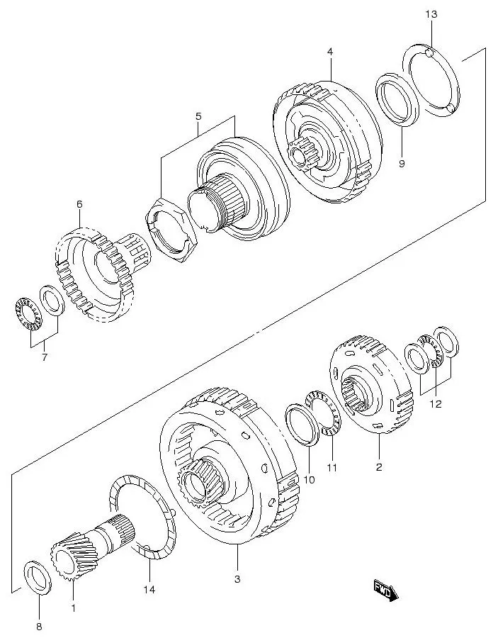 FIG.30 AT PLANETARY GEAR (AT)