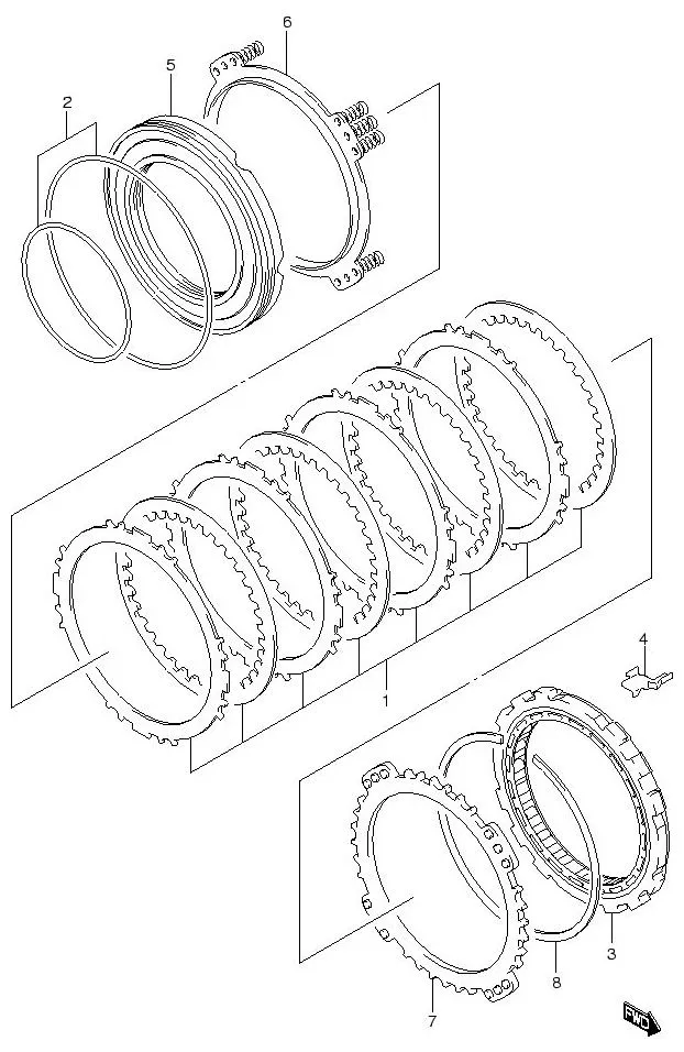 FIG.34 AT 1ST & REV BRAKE (AT)