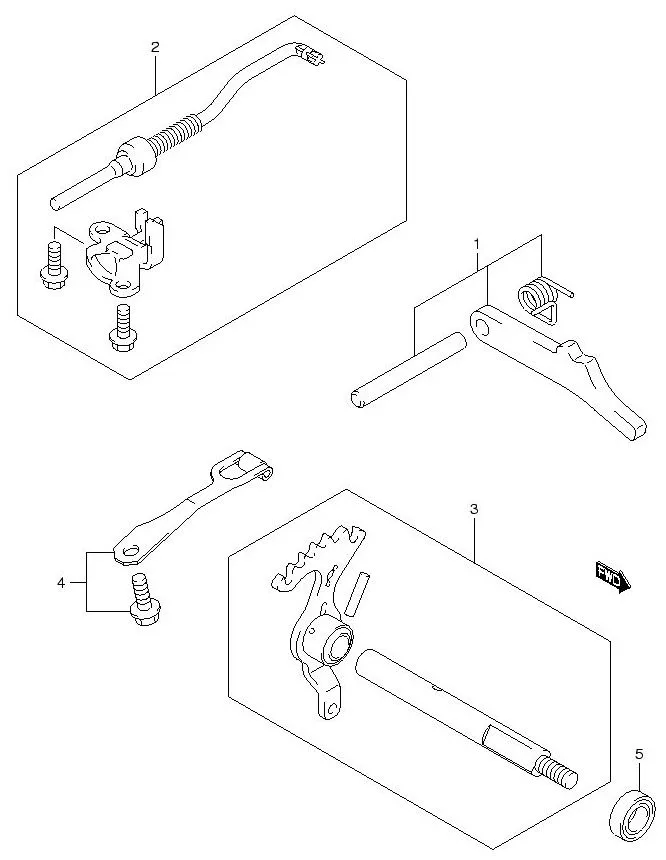 FIG.38 AT PARKING BRAKE (AT)