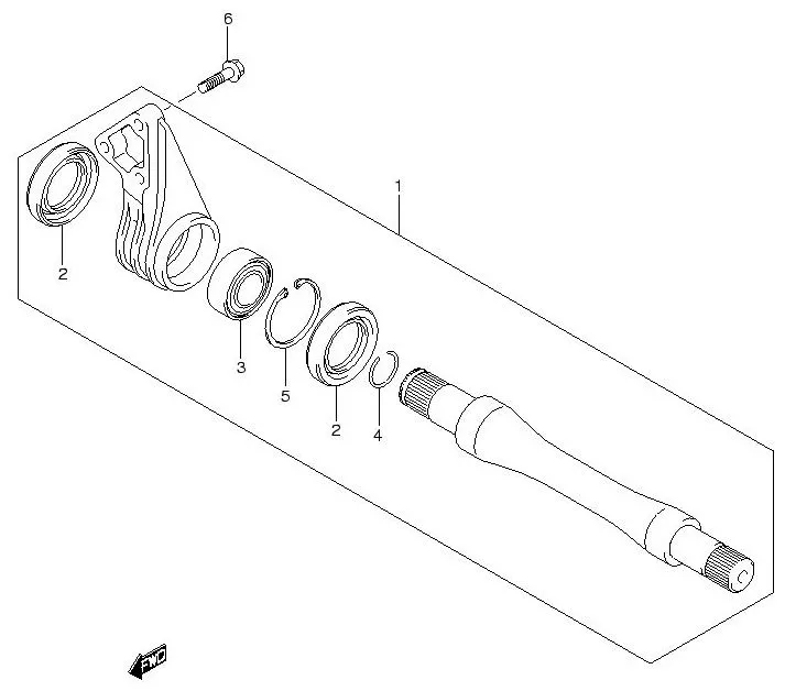 FIG.43 DRIVE SHAFT (AT)