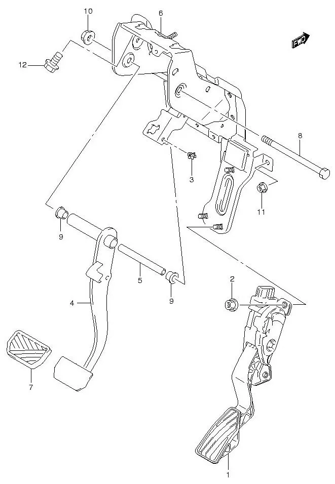FIG.81 PEDAL/PEDAL BRACKET (AT)