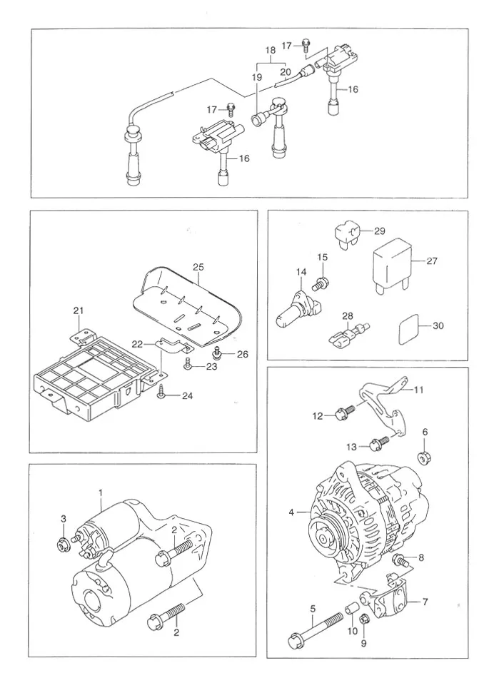 FIG.31 ENGINE ELECTRICAL
