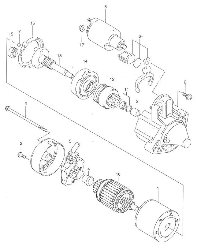 FIG.32 STARTING MOTOR