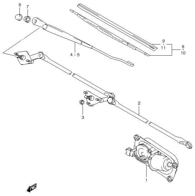 FIG.42 FRONT WINDOW WIPER