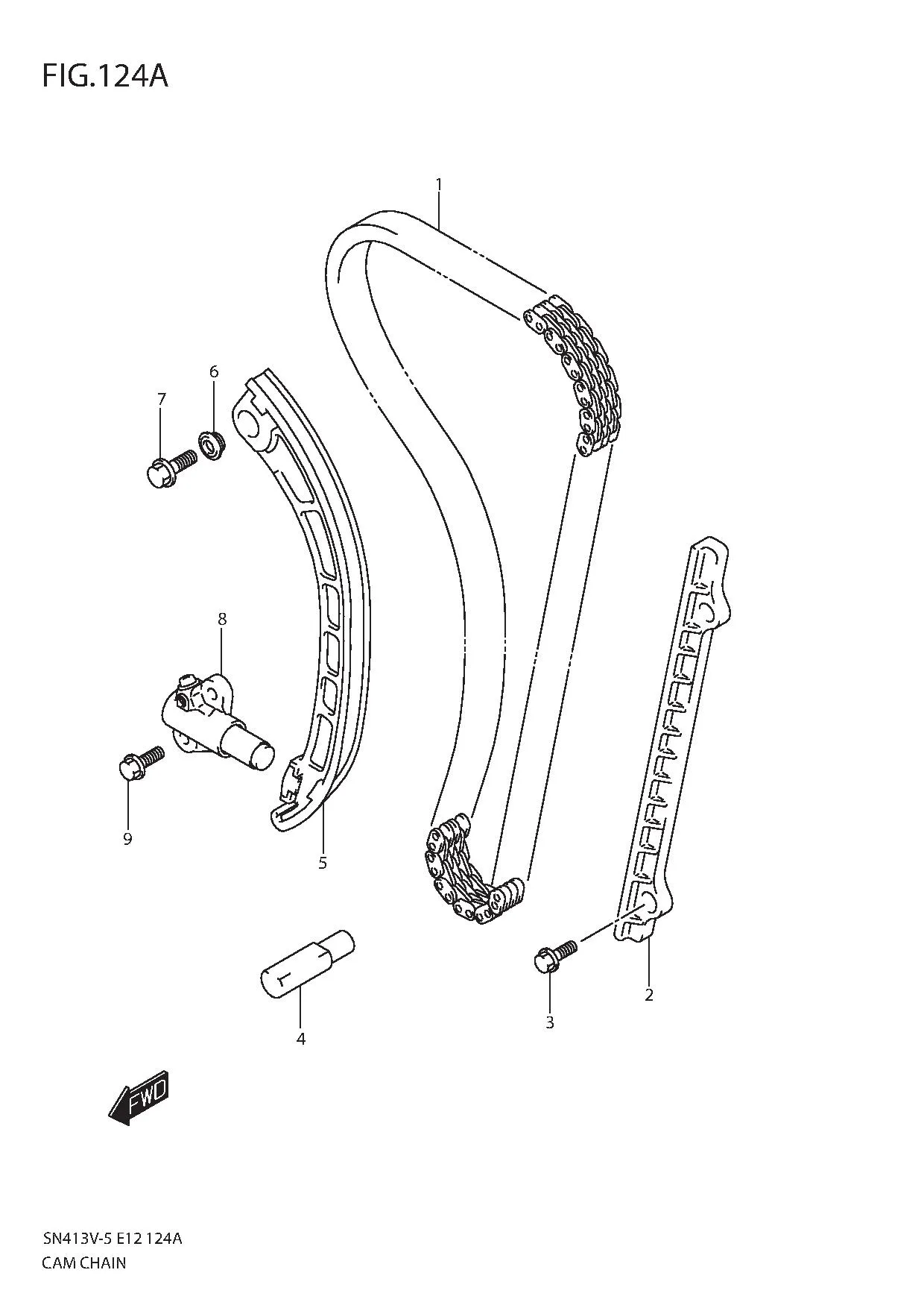 FIG.124A CAM CHAIN