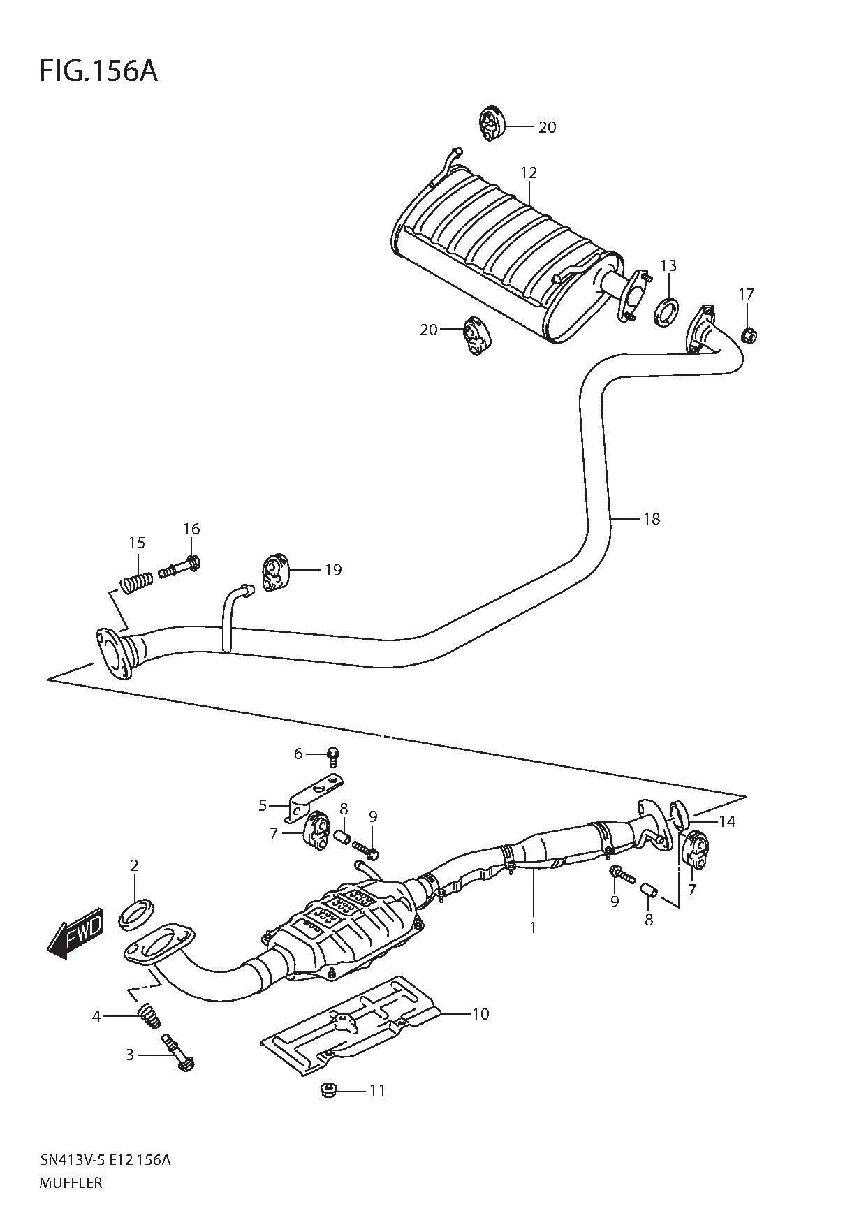 FIG.156A MUFFLER
