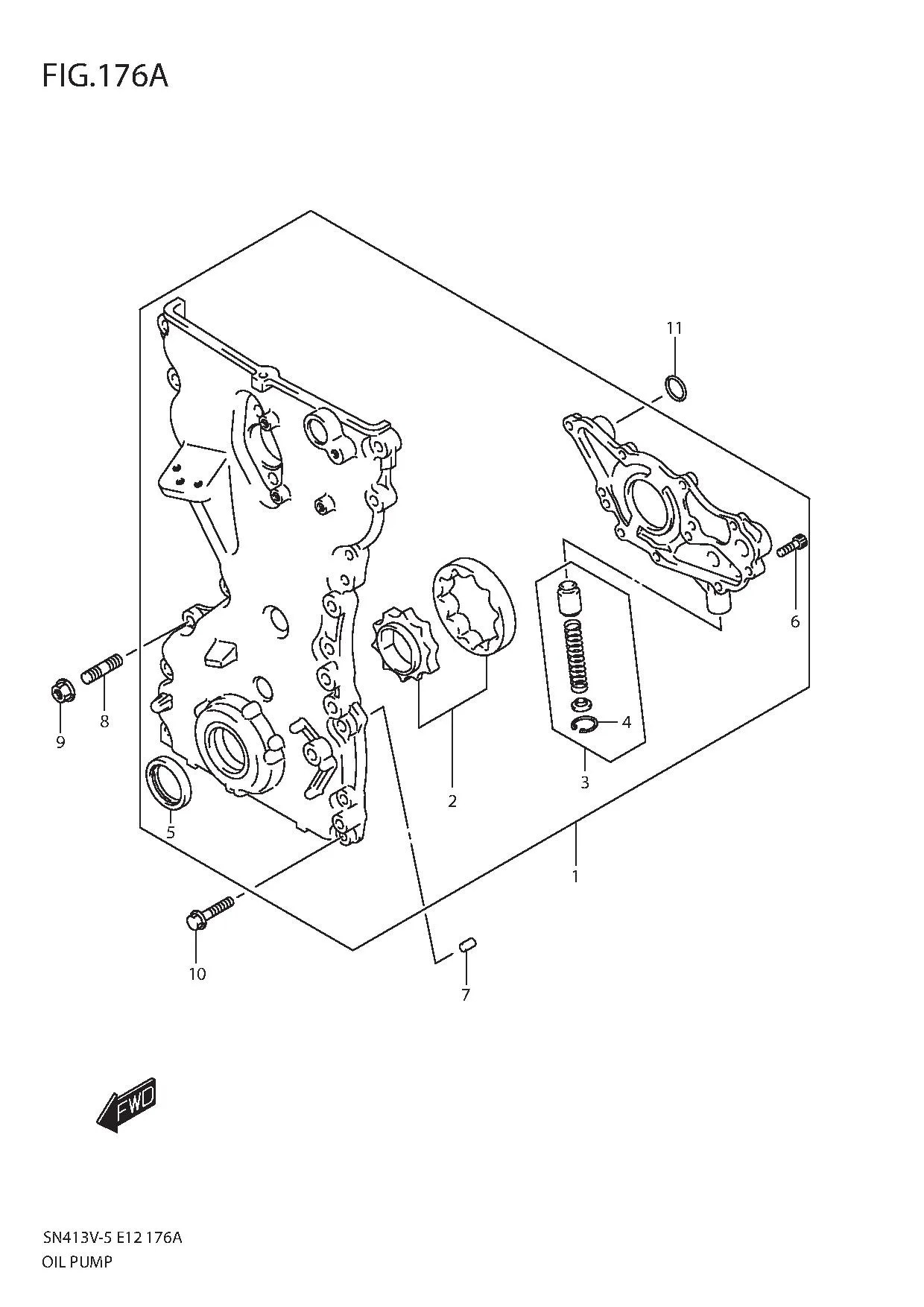 FIG.176A OIL PUMP