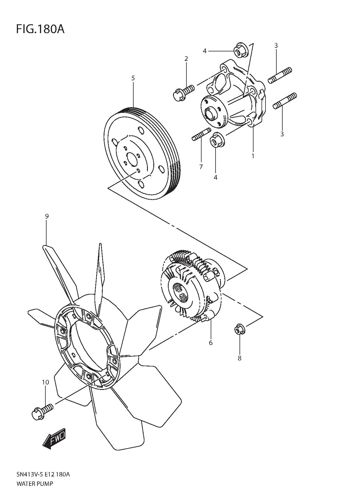 FIG.180A WATER PUMP