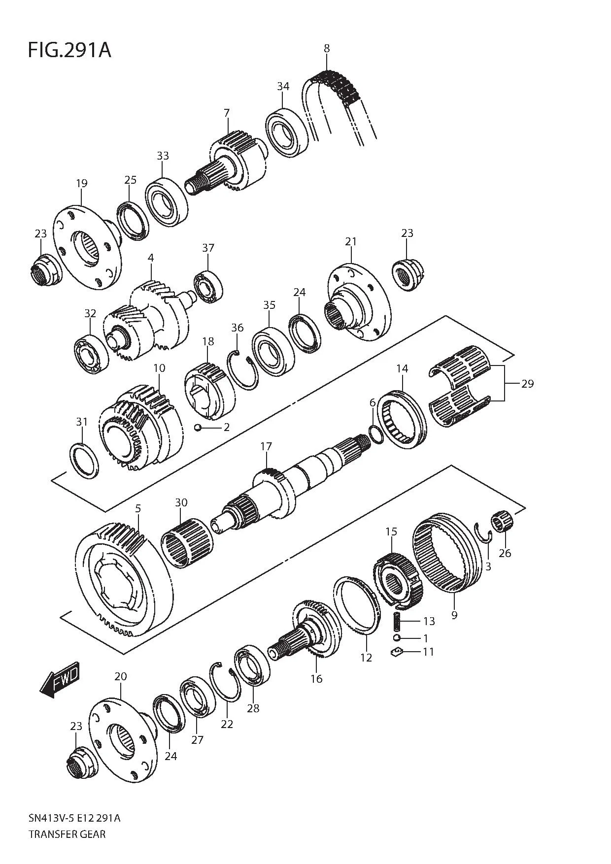 FIG.291A TRANSFER GEAR