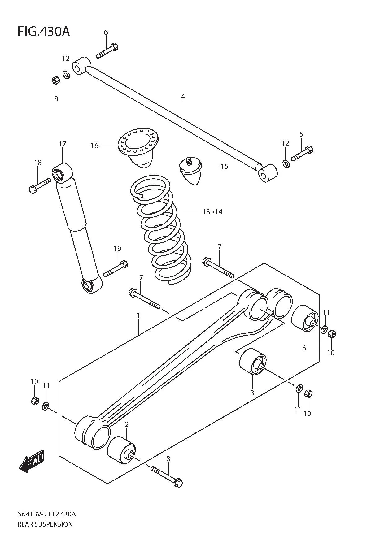 FIG.430A REAR SUSPENSION