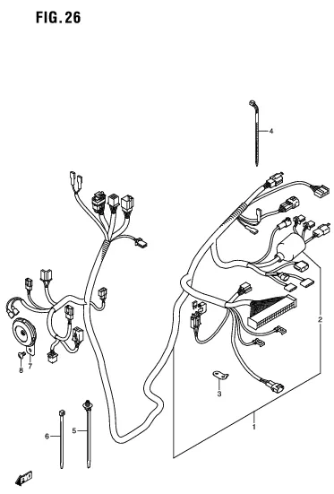 FIG. 26 WIRING HARNESS