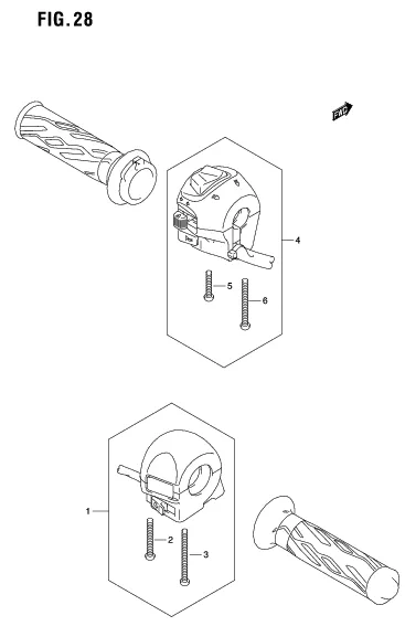 FIG. 28 HANDLE SWITCH