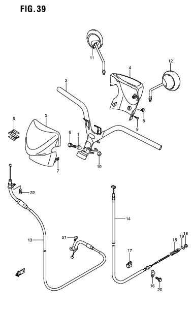 FIG. 39 HANDLE BAR