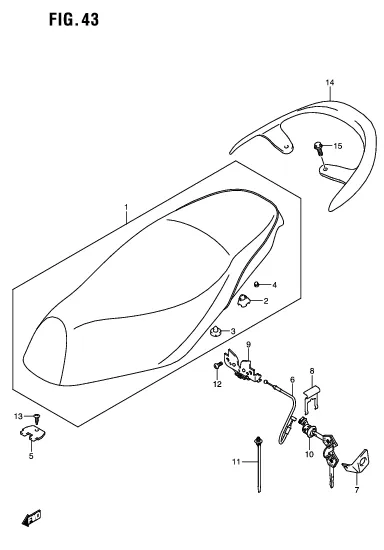 FIG. 43 SEAT