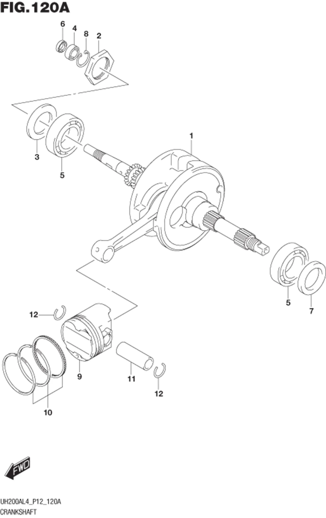 FIG.120A CRANKSHAFT