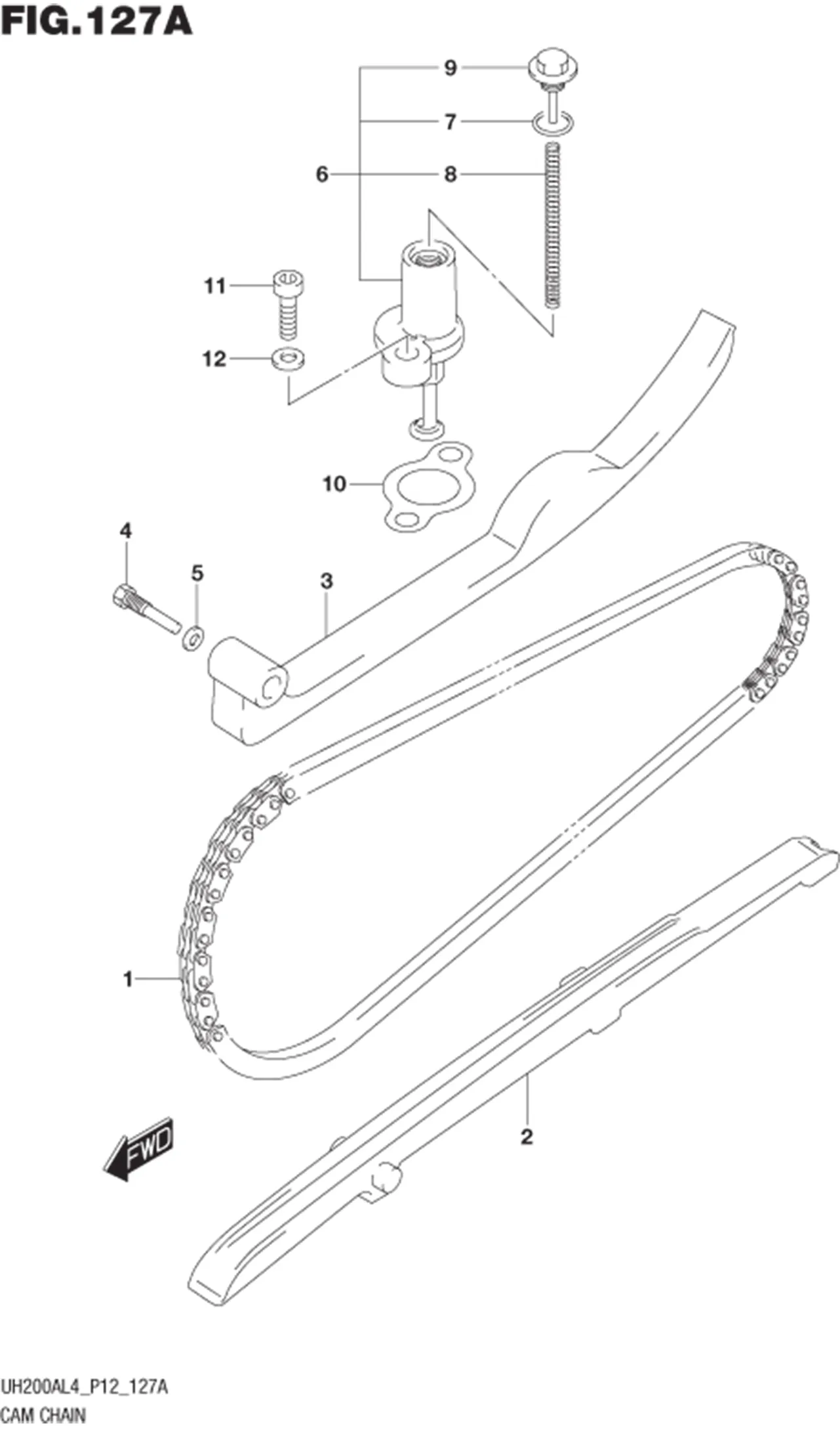 FIG.127A CAM CHAIN